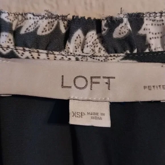 NWT Ann Taylor LOFT Paisley Dress XS Petite - Picture 9 of 12